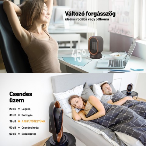 Lauben Desk Fan Heater 2in1 600BB hősögárzó/ventilátor Lauben Desk Fan Heater 2in1 600BB hősögárzó/ventilátor